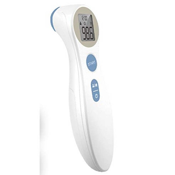 Digital Forehead Thermometer - Infrared - White - Picture 1 of 7